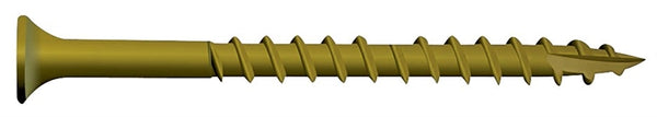 CAMO 0356150 Deck Screw, #9 Thread, 2-1/2 in L, Bugle Head, Star Drive, Type 17 Slash Point, Carbon Steel