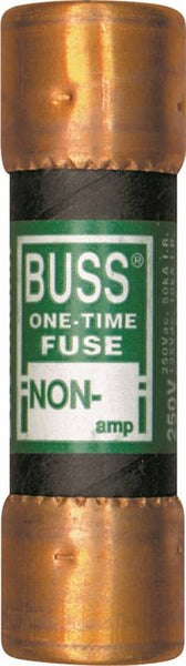 Bussmann BP/NON-25 Fuse, 25 A, 250 VAC, 125 VDC, 50 kA Interrupt, Melamine Body, Cartridge Fuse