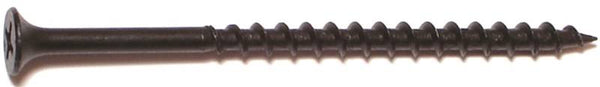 MIDWEST FASTENER 10512 Screw, #8 Thread, 3 in L, Coarse Thread, Bugle Head, Phillips Drive, Phosphate