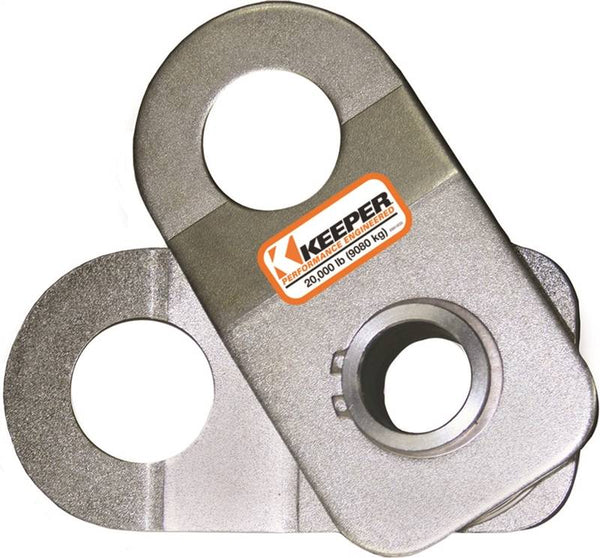 KEEPER KWA14550 Pulley Block, 20000 lb Working Load