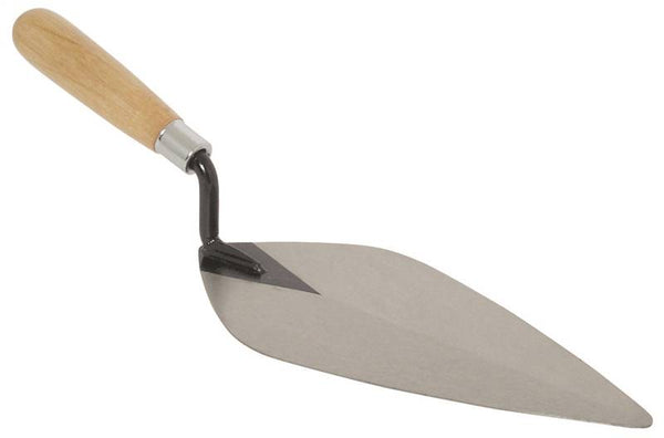 Marshalltown 926-3 Brick Trowel, 10 in L Blade, 4-3/4 in W Blade, Steel Blade, Hardwood Handle