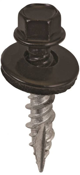 Acorn International SW-MW1BK250 Screw, #9 Thread, High-Low, Twin Lead Thread, Hex Drive, Self-Tapping, Type 17 Point