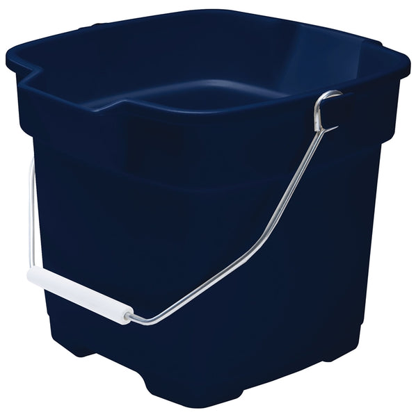 Rubbermaid Roughneck FG296400ROYBL Utility Bucket, 12 qt Capacity, Polyethylene, Royal Blue