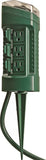 CCI 13547 Power Stake, 15 A, 125 V, 1875 W, 6 -Outlet, Green