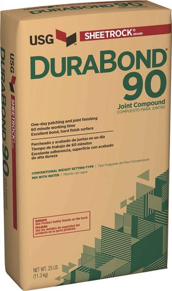 USG Durabond 381630120 Joint Compound, Powder, White, 25 lb