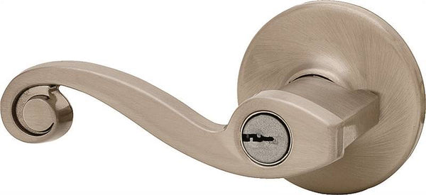 Kwikset Signature Series 740LL15SMTCP Entry Lever Lockset, Satin Nickel