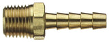 Tru-Flate 21-123 Air Hose Fitting, 1/4 in, MNPT x Barb, Brass