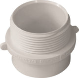 CANPLAS 192801 Pipe Adapter, 1-1/2 in, Spigot x Slip, PVC, White