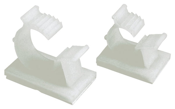 GB GKK-1575 Cable Holder, 3/4 in Max Bundle Dia, Nylon/Plastic, White