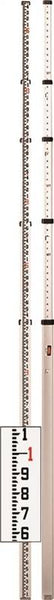 Bosch 06-816C Telescoping Leveling Rod Rectangular, Feet/10ths/100ths Graduation, Aluminum