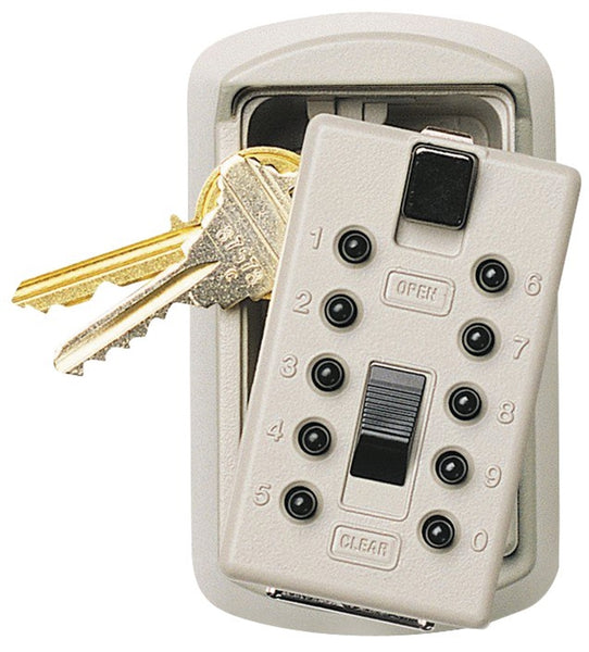 Kidde 001004 Key Safe, Combination Lock, Steel, Assorted, 2-1/4 in W x 1-3/4 in D x 3-3/4 in H Dimensions