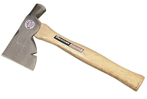 Vaughan SH2 Carpenter's Half Hatchet, 3-1/2 in Cutting Edge, 22 oz Head, Steel Head, Wood Handle, 13 in OAL