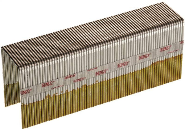 SENCO P17BAB Wire Staple, 1 in W Crown, 1-1/2 in L Leg, 16 Gauge, Galvanized Steel