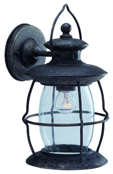 Boston Harbor BRT-CDC1691-3L Outdoor Wall Lantern, 120 V, 60 W, Steel Fixture, Misty Pewter Fixture