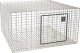 Pet Lodge AH2424 Rabbit Hutch, 24 in W, 24 in D, 16 in H, Steel/Vinyl, Galvanized