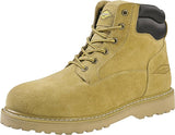 Diamondback 1-9.5 Work Boots, 9.5, Medium Shoe Last W, Beige, Suede Leather Upper, Lace-Up Boots Closure, With Lining