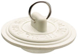 Plumb Pak Duo Fit Series PP22006 Drain Stopper, Rubber, White, For: 1-5/8 to 1-3/4 in Sink