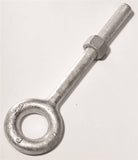 BARON 24-1/2X6 Eye Bolt, 1/2 in Thread, 3 in L Thread, 1 in ID x 2 in OD Dia Eye, 6 in L Shank, 2200 lb Working Load