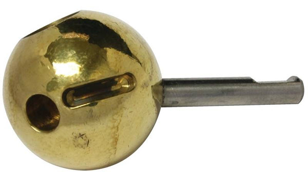 Plumb Pak PP808-72LF Replacement Faucet Ball, Brass, For: Delta Model 70 Faucets