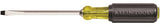 KLEIN TOOLS 600-6 Screwdriver, 5/16 in Drive, Keystone Drive, 10-15/16 in OAL, 6 in L Shank, Rubber Handle