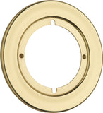 Kwikset 293 3CP Rosette Trim, Polished Brass, For: 2-3/8 or 2-3/4 in Backset