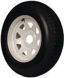 MARTIN Wheel DM175D3C-5CT/C-I Trailer Tire, 1360 lb Withstand, 4-1/2 in Dia Bolt Circle