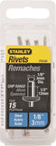 STANLEY PSS48-1B Pop Rivet, High-Strength, Reusable, Galvanized Steel