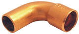 EPC 31400 Street Pipe Elbow, 1/2 in, Sweat x FTG, 90 deg Angle, Copper