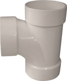 CANPLAS 192156 Sanitary Pipe Tee, 6 in, Hub, PVC, White