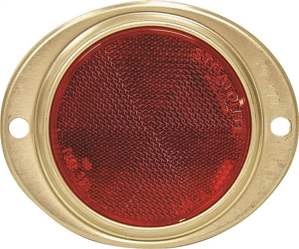 PM V472 V472R Oval Reflector, Red Reflector
