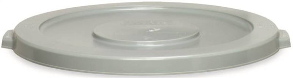 CONTINENTAL COMMERCIAL Huskee 4445GY Receptacle Lid, 44 gal, Plastic, Gray