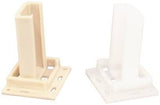 US Hardware WP-9871C Drawer Socket, Plastic, Beige/White