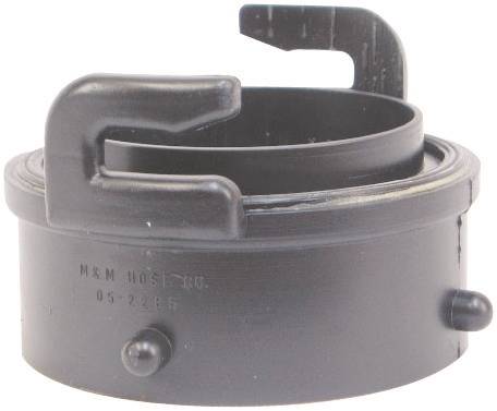 US Hardware RV-332B Hose Adapter, 3 in ID, Male x Male, Plastic, White