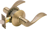 Schlage Accent Series F10 ACC 609 Passage Lever Lockset, Zinc, Antique Brass