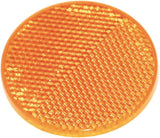 US Hardware RV-658C Safety Reflector, Amber Reflector, Plastic Reflector, Adhesive Mounting