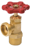 B & K ProLine Series 102-003 Boiler Drain Valve, 1/2 in Connection, MPT x Hose, 125 psi Pressure, Brass Body