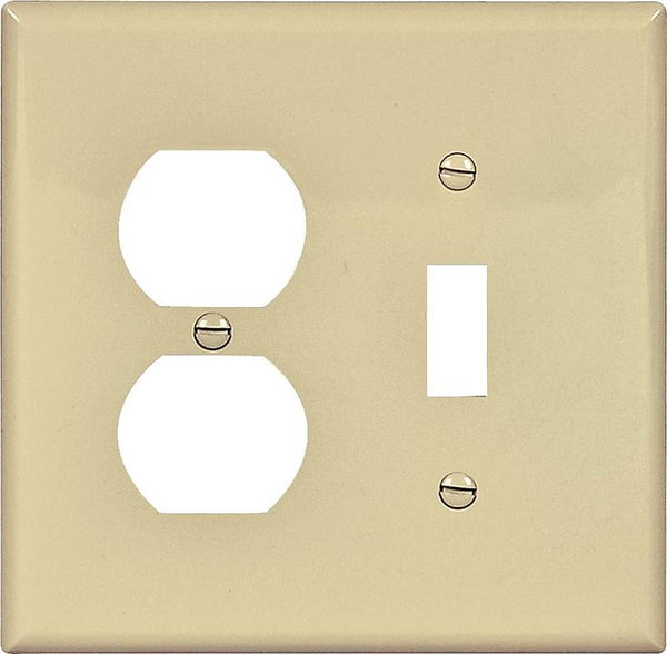 Wall Plate 2g Tgl/dupl Mid Iv