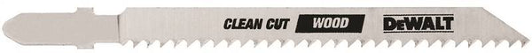 DeWALT DW3760-5 Jig Saw Blade, 1/4 in W, 4 in L, 10 TPI
