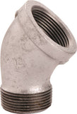 ProSource PPG121-15 Street Pipe Elbow, 1/2 in, Threaded, 45 deg Angle, SCH 40 Schedule, 300 psi Pressure