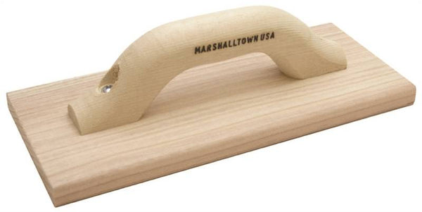 Marshalltown 44 Hand Float, 12 in L Blade, 5 in W Blade, 3/4 in Thick Blade, Redwood Blade, Square End Blade