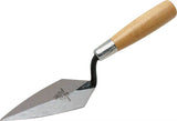 Marshalltown 45 6 Pointing Trowel, 6 in L Blade, 2-3/4 in W Blade, HCS Blade, Hardwood Handle