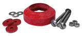 Korky 464BP Tank-to-Bowl Gasket, 2-1/8 in ID x 3-1/2 in OD Dia, Sponge Rubber, Red, For: 2 in 2-Piece Toilet Tanks