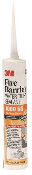 3M 1000 NS Fire Barrier Sealant, Light Gray, 10.1 oz Cartridge