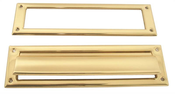 Schlage SC620B3 Mail Slot, 3-1/2 in L, 13 in W, Brass, Aged Bronze
