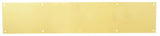 Schlage C8400B3-6X30 Kick Plate, 30 in L, 6 in W, Solid Brass