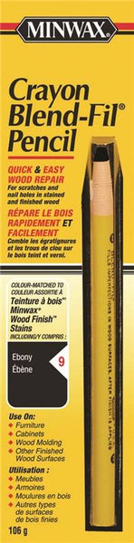 Minwax Blend-Fil 110096666 Wood Filler Pencil, Solid, Ebony/Jacobean, #9