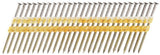 SENCO GD25AABSN Collated Nail, 2-1/2 in L, Galvanized Steel, Full Round Head, Smooth Shank
