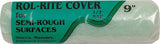 Linzer RR 950 Paint Roller Cover, 1/2 in Thick Nap, 9 in L, Fabric Cover, Green