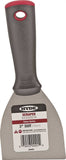 HYDE 04401 Paint Scraper, 3 in W Blade, Single-Edge Blade, HCS Blade, Polypropylene Handle, Ergonomic Handle