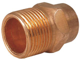 EPC 104 Series 30290 Pipe Adapter, 1/4 in, Sweat x MNPT, Copper